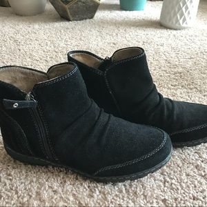 Black Suede Boots - Naturalizer